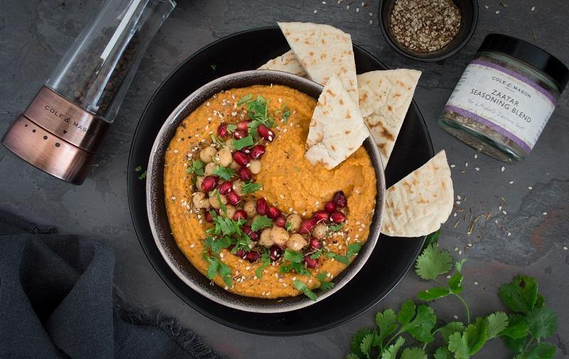 Za’atar & smoked paprika hummus Cole & Mason UK
