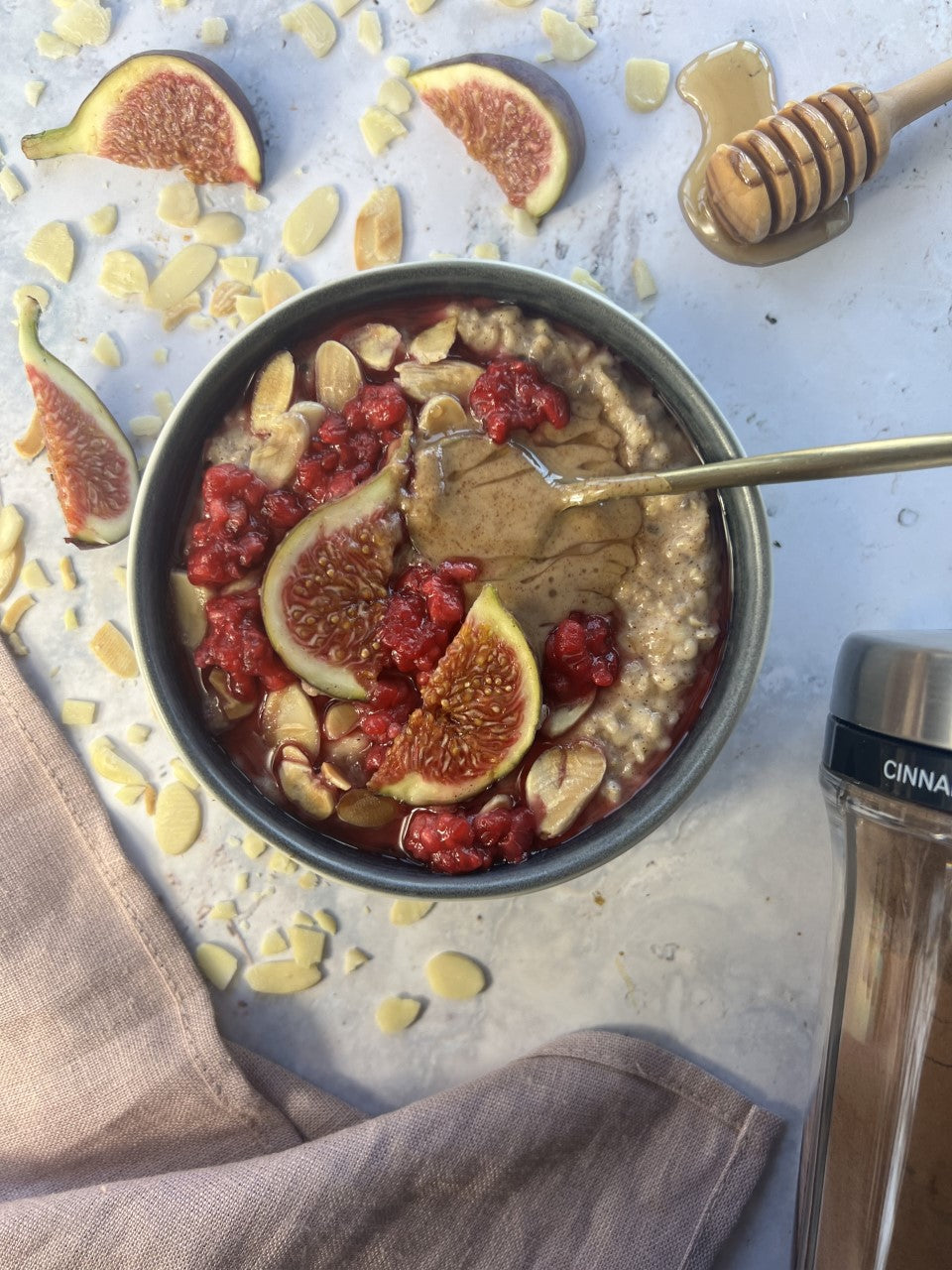 Gluten & Dairy Free Fig & Almond Porridge Cole & Mason UK