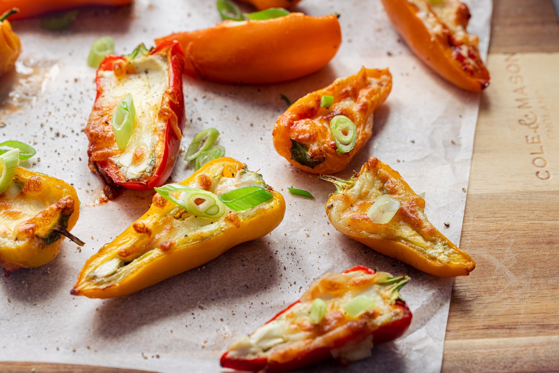 Air Fryer Stuffed Peppers Cole & Mason UK