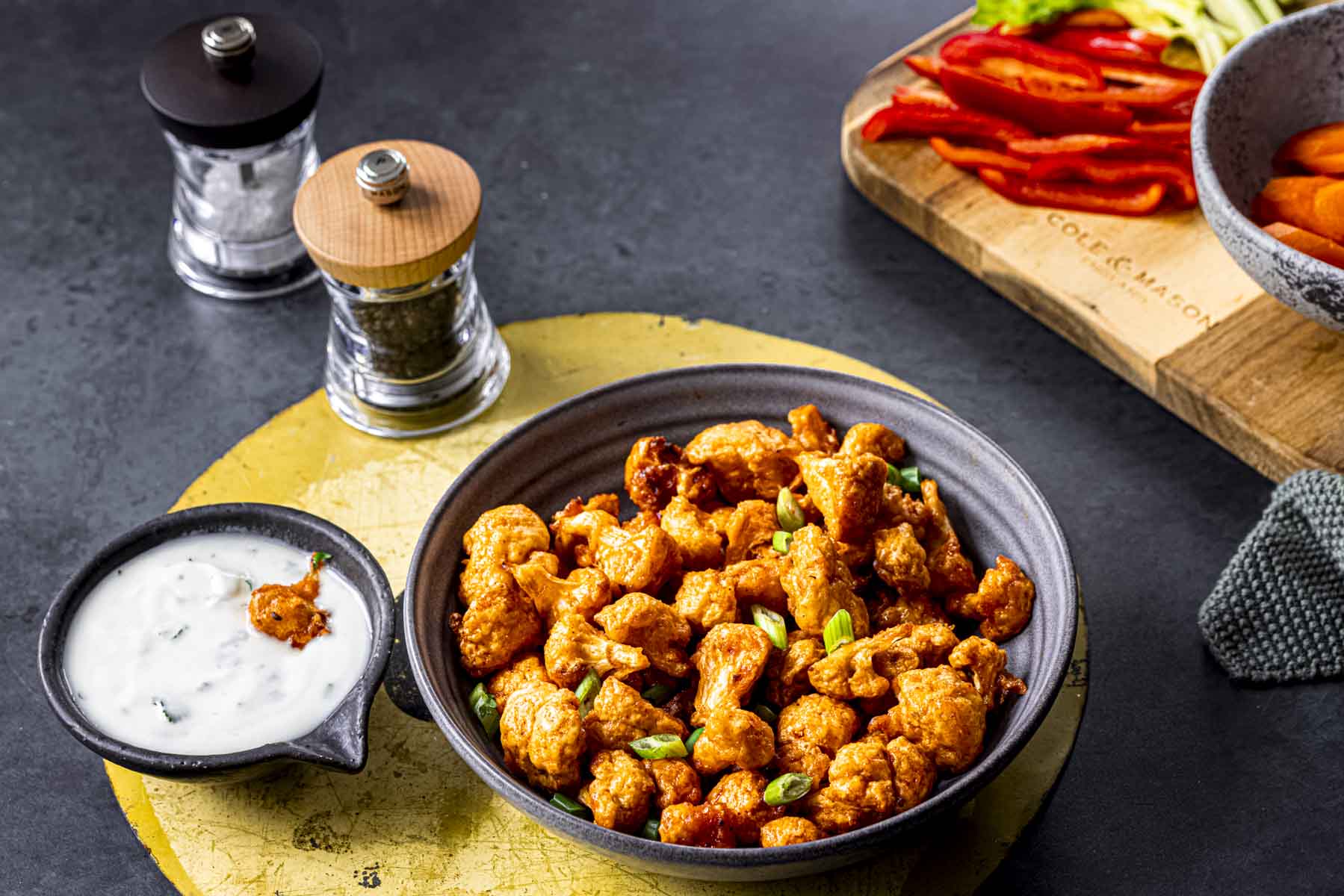 Air Fryer Buffalo Cauliflower Recipe