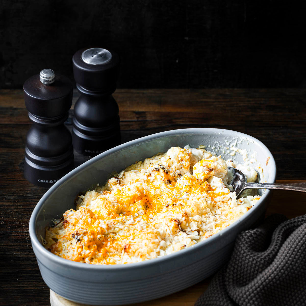 Cheesy Cauliflower Gratin