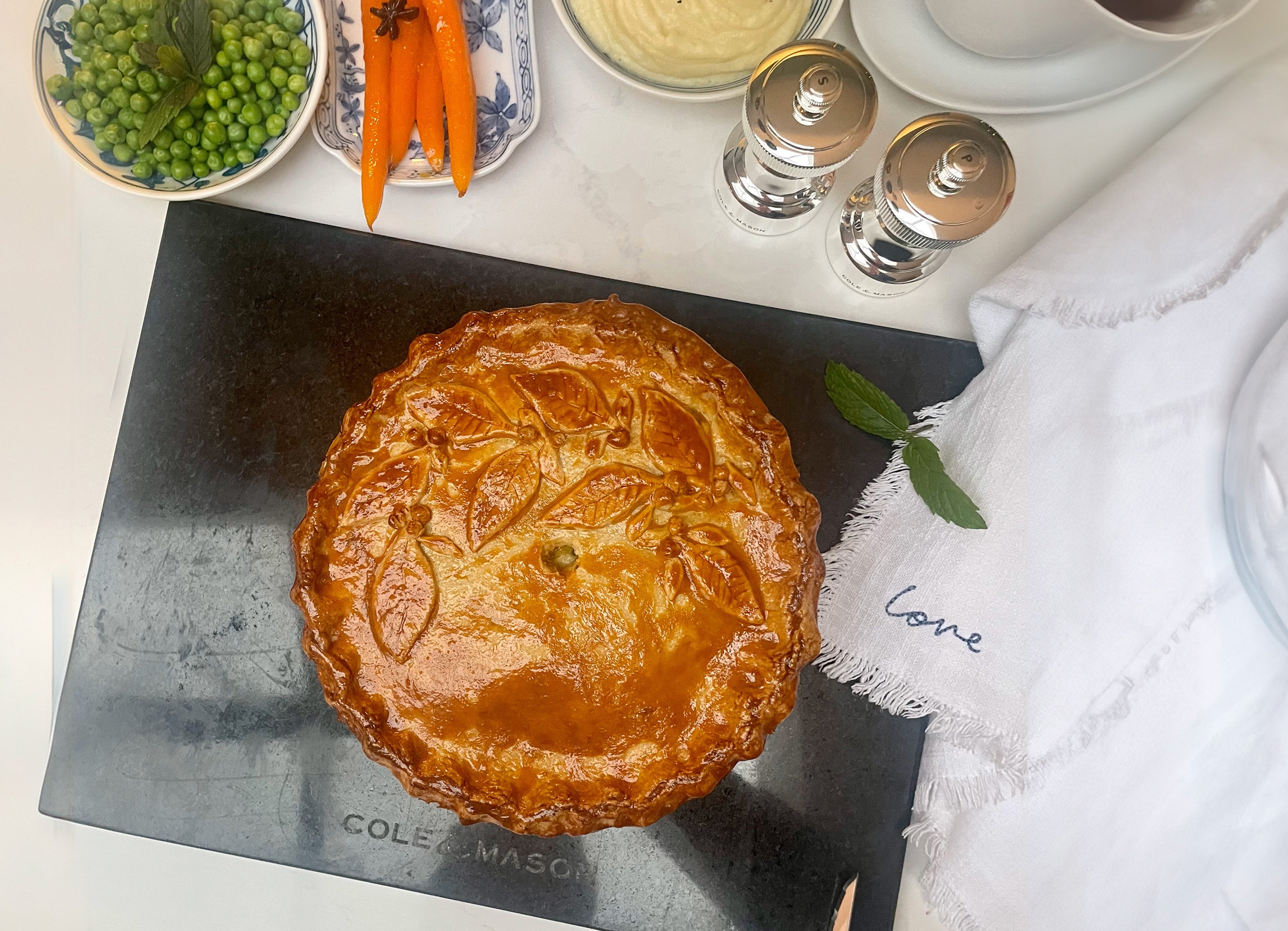 Chicken, Leek & Ham Pie