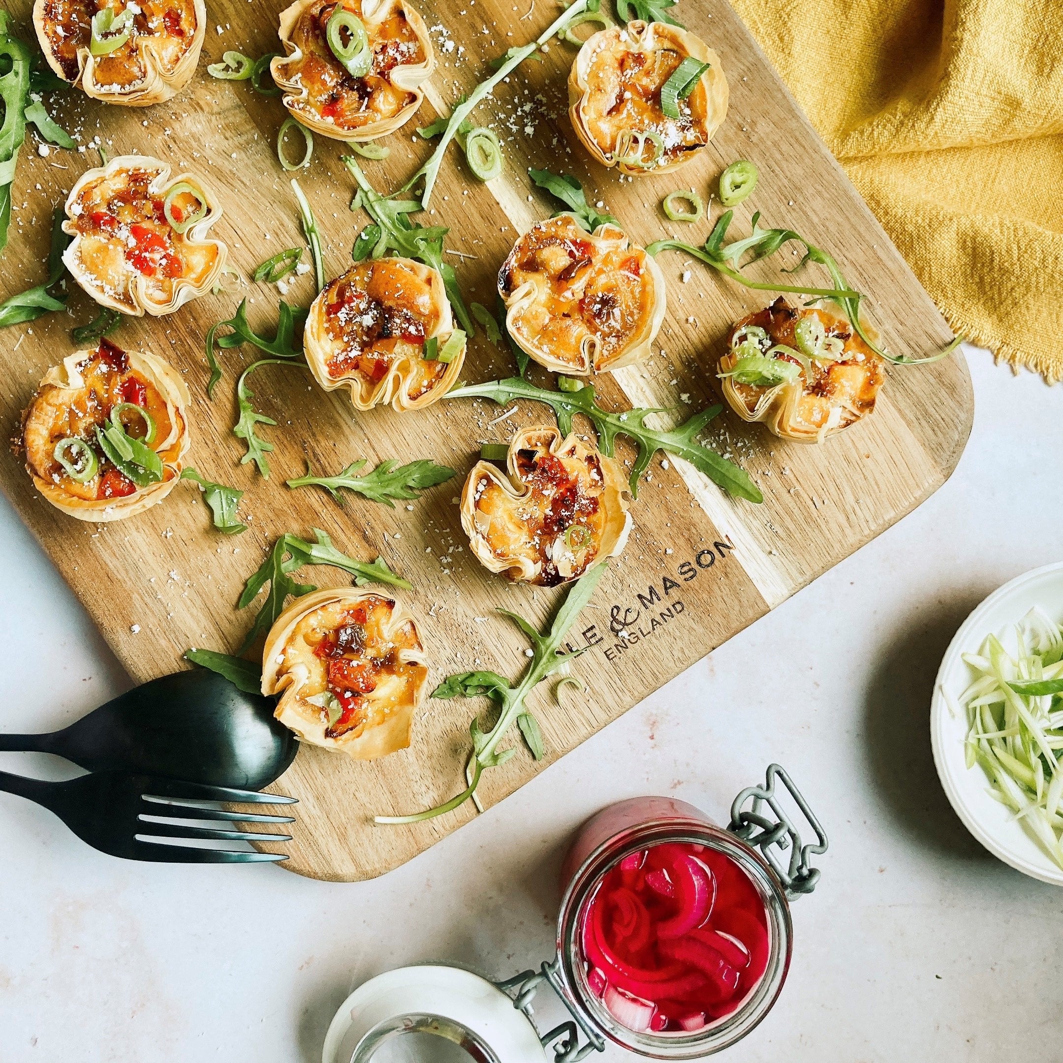 Classic Vegetarian Mini Quiches Cole & Mason UK