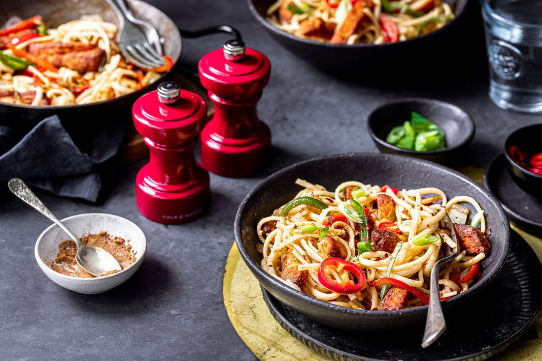 Halumi Less Salt Salt and Pepper Halloumi Pasta