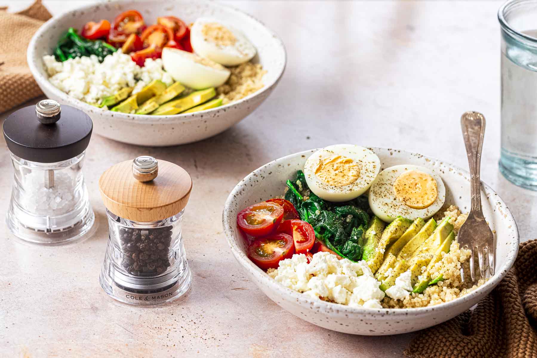 Savoury Quinoa Breakfast Bowl