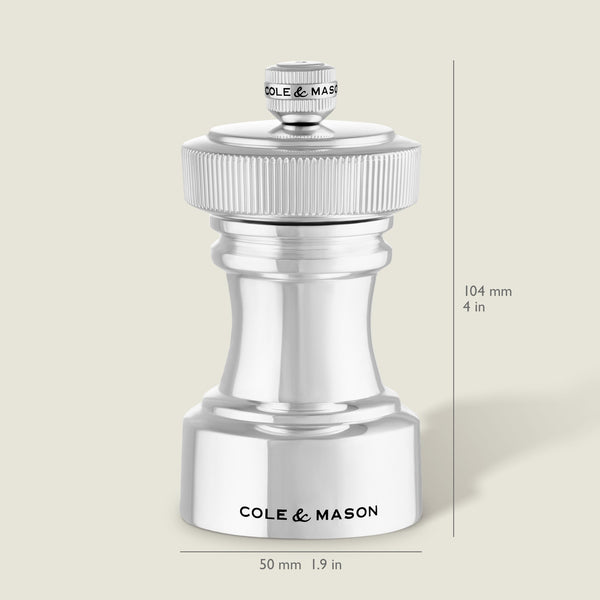 Hoxton Silver Plated Salt & Pepper Mill Set