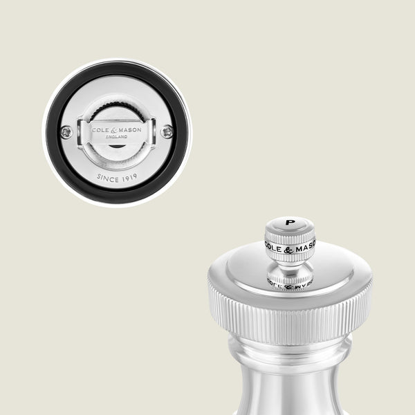 Hoxton Silver Plated Salt & Pepper Mill Set